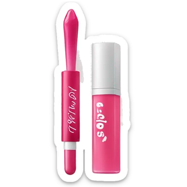 Lip gloss sticker