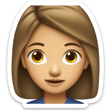 Bonjour ! C’est Ai, la jeune fille du Vietnam avec un carre  sticker