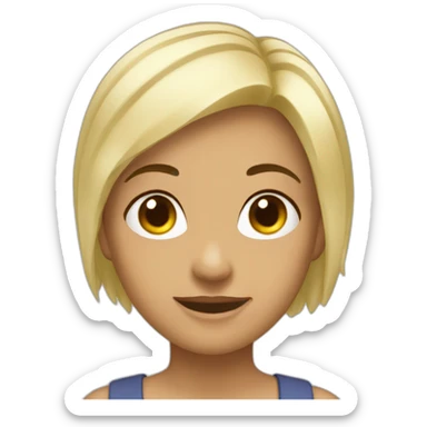 rubia graciosa sticker