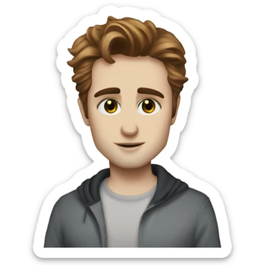 Edward Cullen from twilight being pregnant  sticker