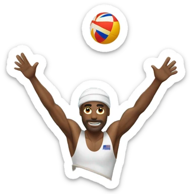 Persona sin brazos nadando en una piscina de las olimpiadas sticker