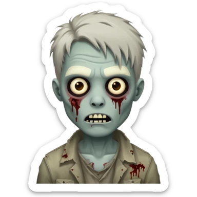 🧟‍♂️ with scene hair sticker