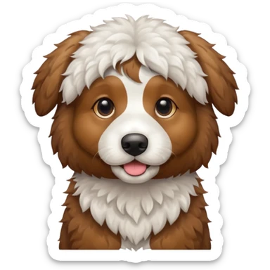 Aussie Doodle dog sticker