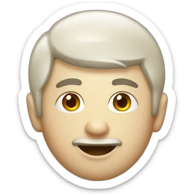 white meatball sticker