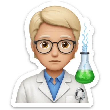 scientific stories expert sticker