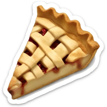 a piece of pie sticker