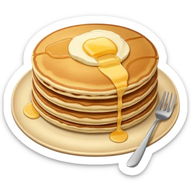 breakfast pancake (no dripping) sticker