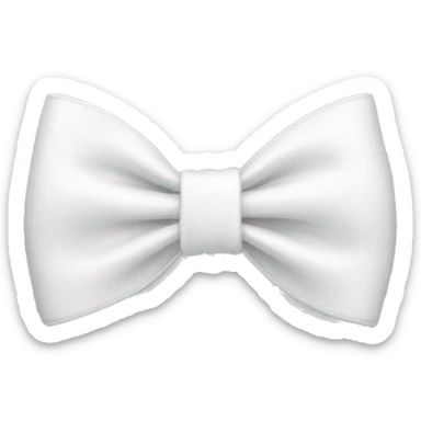white bow sticker