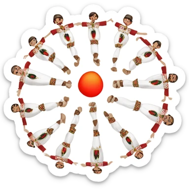 Bulgarian horo sticker