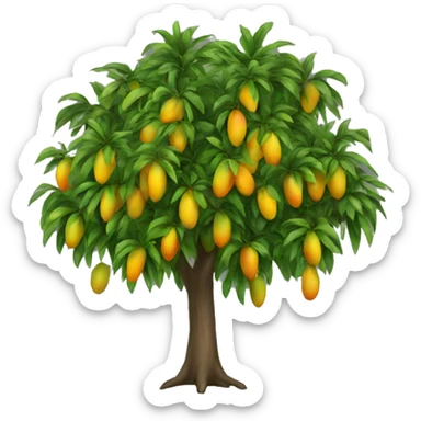 Mango tree sticker