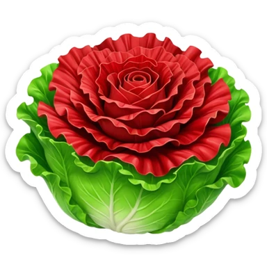 Lolla Rossa lettuce sticker