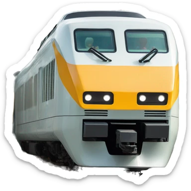 ecological modern train from Siemens sticker