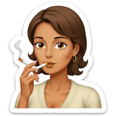 Mom smoking joint sticker