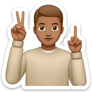 flm gang sign sticker