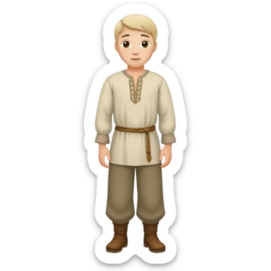 A gay england peasant  sticker