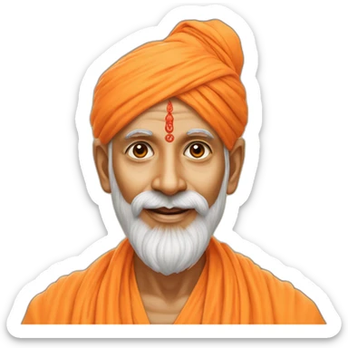 mahant swami maharaj baps sant guru sticker