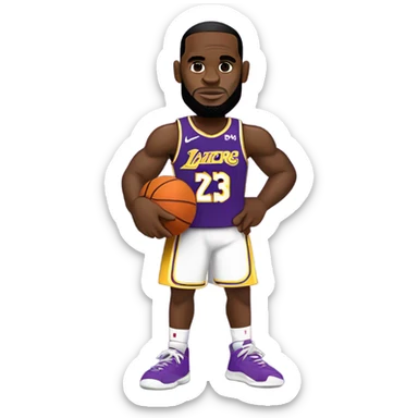LeBron  sticker
