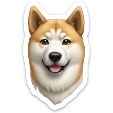 Akita inu sticker