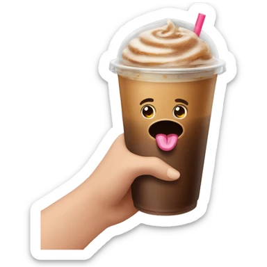 dunkin’ donuts iced coffee sticker