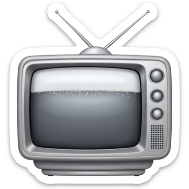 television static(snowy) sticker