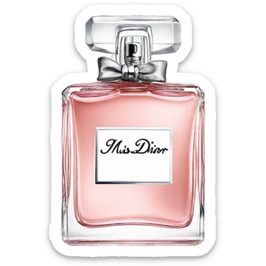 Miss dior perfume sticker