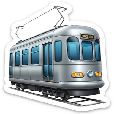 tram train sticker