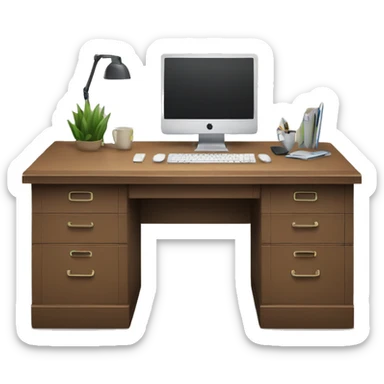 Office desk sticker