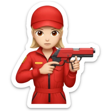 Tokyo in Money Heist, realistic sticker