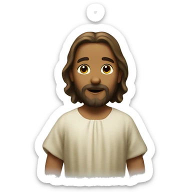 Jesus n Baptism sticker