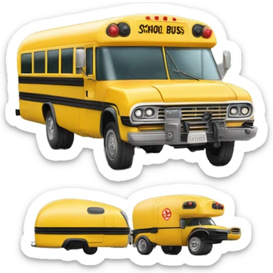 First order jet trooper’s 1972 dodge school bus  sticker