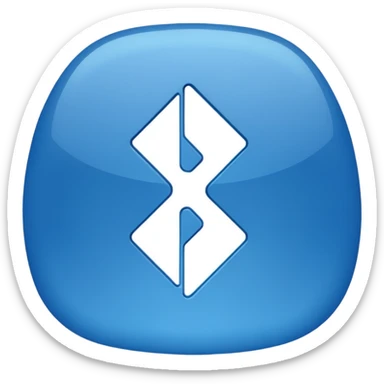 bluetooth logo simbology sticker