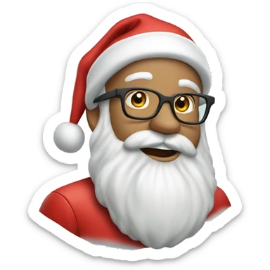 Millionaire Santa Claus sticker
