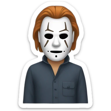 Michael myers couteau sticker