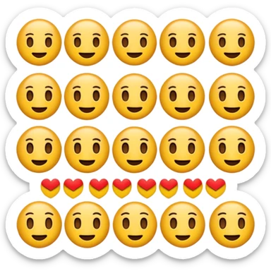 Komik emojilet sticker