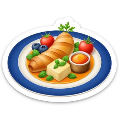 French fine cuisine sticker