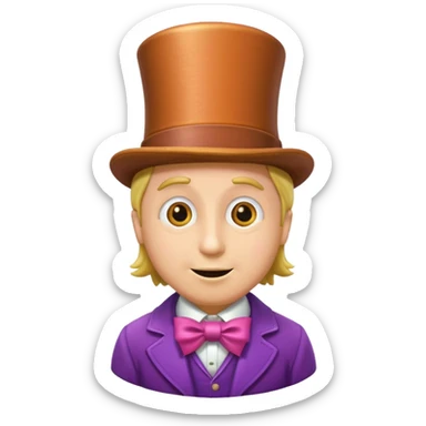 Wonka candy Just one sticker