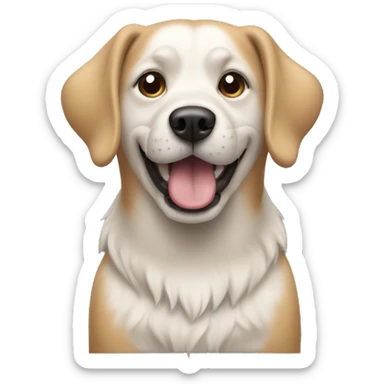 dog vith dog sticker