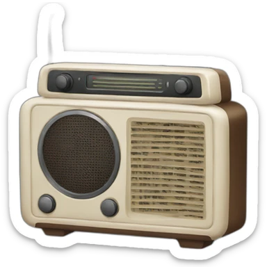 radio sticker