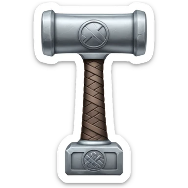 Thor’s hammer sticker