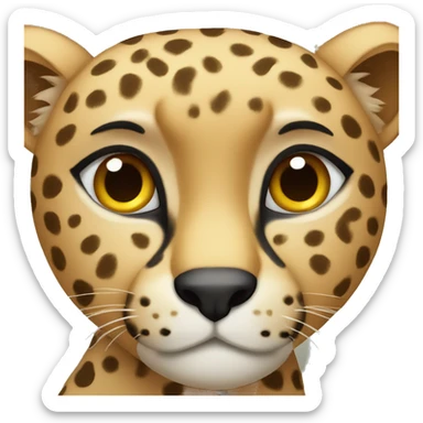 Cheetah  sticker