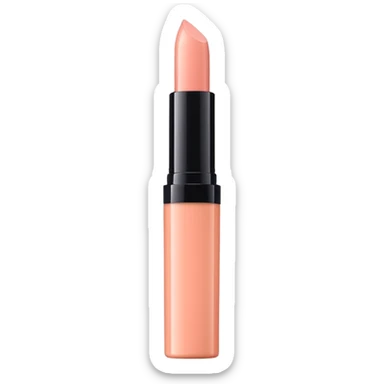 salmon pink makeup packaging concealer sticker