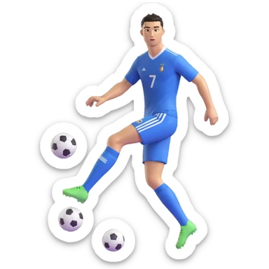 Cristiano Ronaldo iconic footballer sticker