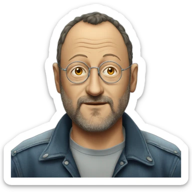 Jean Reno dans les visiteurs sticker