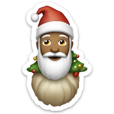Neutral Christmas sticker