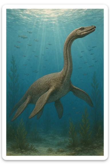 Plesiosaurus sticker