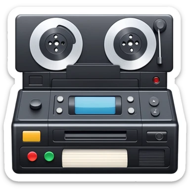 VCR player sticker