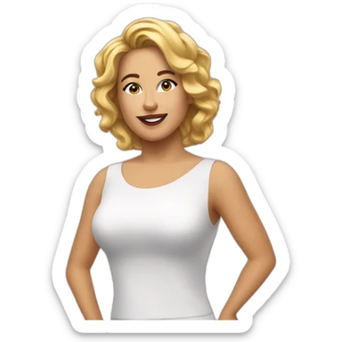 Eva garnier chanteuse sticker