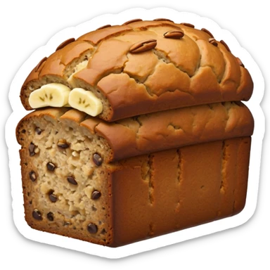 Banana Bread with buttcheeks sticker