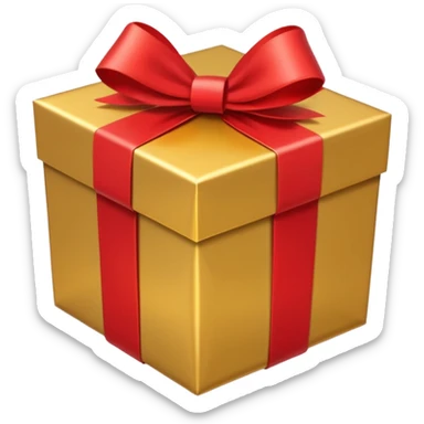 gift box sticker