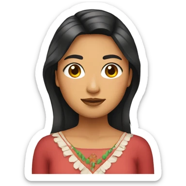 persona femenina yucateca  sticker